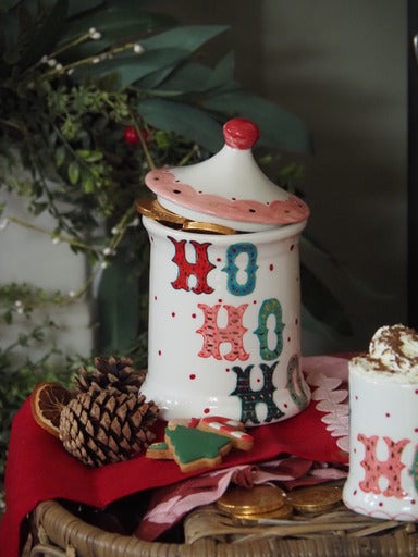 HO HO HO Cookie Jar