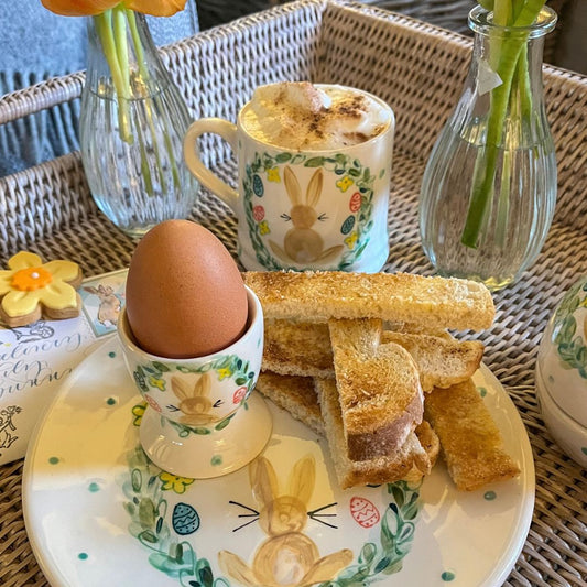 Personalised Bunny Egg Cup